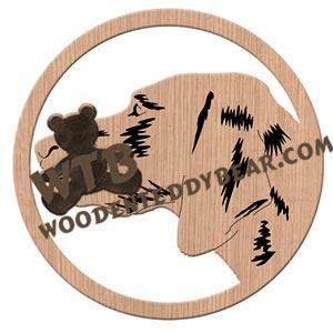 Pointer fretwork scroll saw pattern | The Wooden Teddy Bear