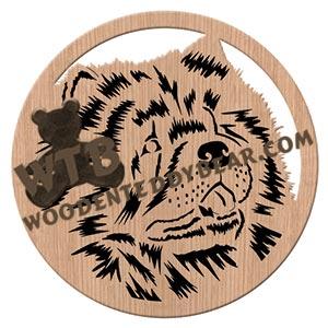 Chow Chow fretwork scroll saw pattern | The Wooden Teddy Bear