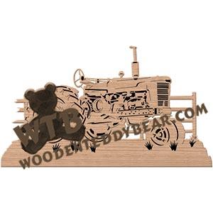 Farmall fretwork scroll saw pattern | The Wooden Teddy Bear