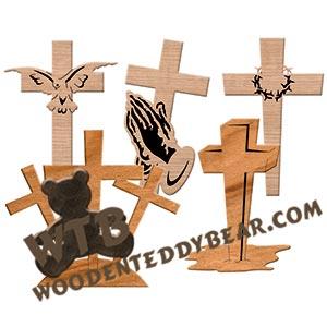 Cross Set fretwork scroll saw pattern | The Wooden Teddy Bear