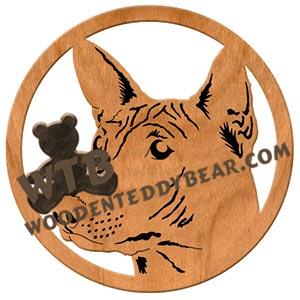 Basenji fretwork scroll saw pattern | The Wooden Teddy Bear