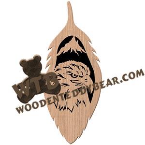 Feather Eagle Head fretwork scroll saw pattern | The Wooden Teddy Bear