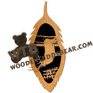 Feather Elk fretwork scroll saw pattern | The Wooden Teddy Bear