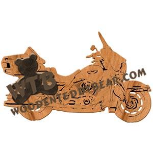 2003 Harley Classic Electra Glide fretwork scroll saw pattern | The Wooden Teddy Bear