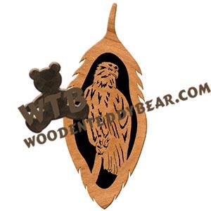 Feather Eagle fretwork scroll saw pattern | The Wooden Teddy Bear