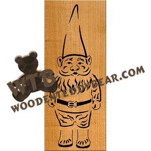 Gnome fretwork scroll saw pattern | The Wooden Teddy Bear