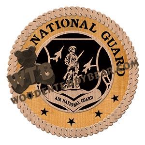 Air National Guard Logo fretwork scroll saw pattern | The Wooden Teddy Bear