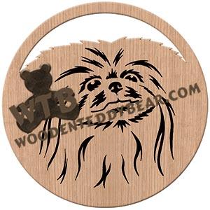 Pekingese fretwork scroll saw pattern | The Wooden Teddy Bear