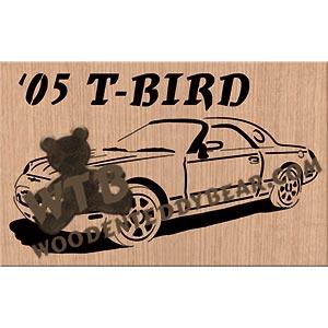 2005 T Bird fretwork scroll saw pattern | The Wooden Teddy Bear