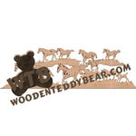 Wild Horses fretwork scroll saw pattern | The Wooden Teddy Bear