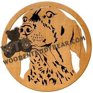 Bluetick Coonhound fretwork scroll saw pattern | The Wooden Teddy Bear