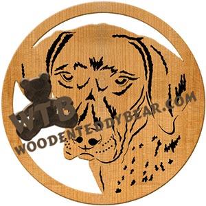 German Shorthaired Pointer fretwork scroll saw pattern | The Wooden Teddy Bear