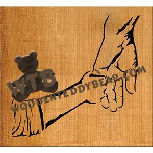 Grandpa's Hand fretwork scroll saw pattern | The Wooden Teddy Bear