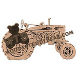 1947 Farmall M fretwork scroll saw pattern | The Wooden Teddy Bear