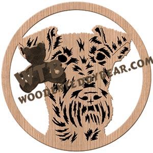 Irish Terrier fretwork scroll saw pattern | The Wooden Teddy Bear