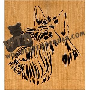 Scottish Terrier fretwork scroll saw pattern | The Wooden Teddy Bear