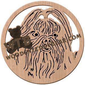 Shih-Tzu fretwork scroll saw pattern | The Wooden Teddy Bear