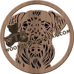 Airedale fretwork scroll saw pattern | The Wooden Teddy Bear