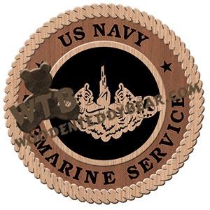 US Navy Submarine Service Logo fretwork scroll saw pattern | The Wooden Teddy Bear