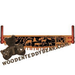 Crosscut Saw Deer #2 fretwork scroll saw pattern | The Wooden Teddy Bear