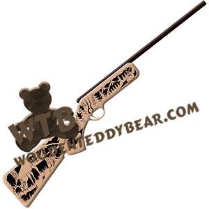 Rifle Deer fretwork scroll saw pattern | The Wooden Teddy Bear