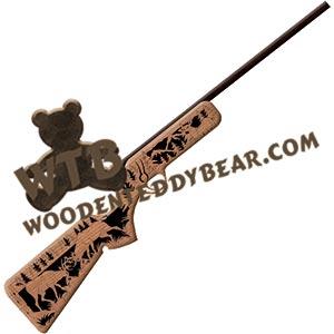 Rifle Deer #2 fretwork scroll saw pattern | The Wooden Teddy Bear