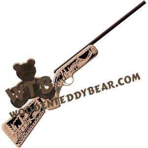 Rifle Train fretwork scroll saw pattern | The Wooden Teddy Bear