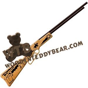 Rifle Sheriff fretwork scroll saw pattern | The Wooden Teddy Bear