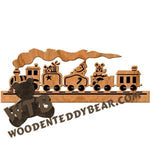 Child's Train fretwork scroll saw pattern | The Wooden Teddy Bear