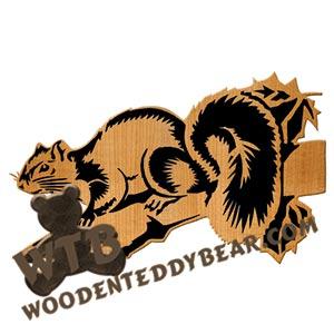 Squirrel fretwork scroll saw pattern | The Wooden Teddy Bear