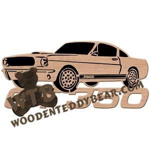 GT350 fretwork scroll saw pattern | The Wooden Teddy Bear