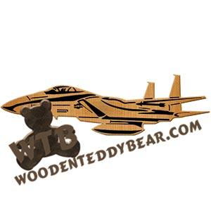 F-15 Eagle fretwork scroll saw pattern | The Wooden Teddy Bear