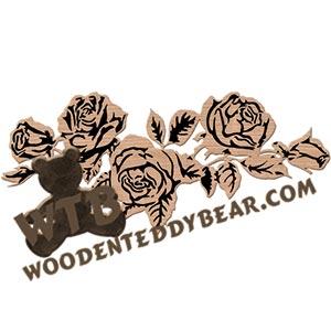 Seis Rosa fretwork scroll saw pattern | The Wooden Teddy Bear