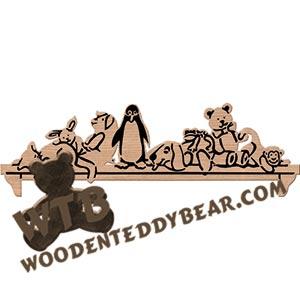 Stuffed Animals fretwork scroll saw pattern | The Wooden Teddy Bear