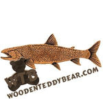 Lake Trout fretwork scroll saw pattern | The Wooden Teddy Bear
