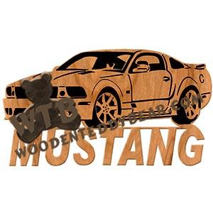 2005 Mustang fretwork scroll saw pattern | The Wooden Teddy Bear