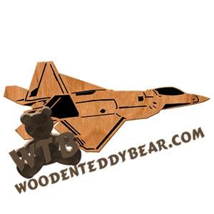 F/A-22 Raptor fretwork scroll saw pattern | The Wooden Teddy Bear