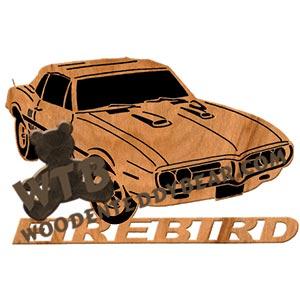 1967 Firebird fretwork scroll saw pattern | The Wooden Teddy Bear