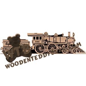 1893 New York Central #999 4-4-0 fretwork scroll saw pattern | The Wooden Teddy Bear