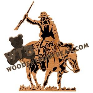 Rifleman fretwork scroll saw pattern | The Wooden Teddy Bear