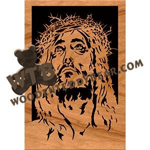 Crown of Thorns fretwork scroll saw pattern | The Wooden Teddy Bear