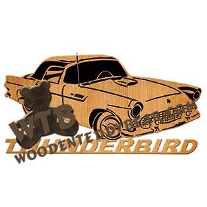 1955 Thunderbird fretwork scroll saw pattern | The Wooden Teddy Bear