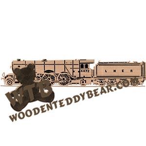 1922 LNER Class A1 4-6-2 fretwork scroll saw pattern | The Wooden Teddy Bear