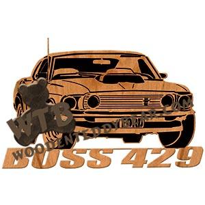 1969 Boss 429 fretwork scroll saw pattern | The Wooden Teddy Bear