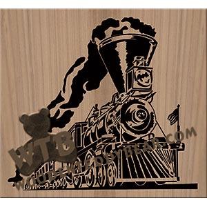 WM Mason Fast Passenger Engine - 1856 fretwork scroll saw pattern | The Wooden Teddy Bear
