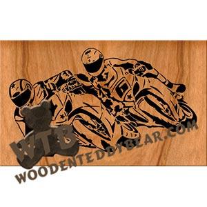 Superbikes fretwork scroll saw pattern | The Wooden Teddy Bear