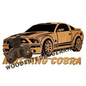 Mustang Cobra fretwork scroll saw pattern | The Wooden Teddy Bear