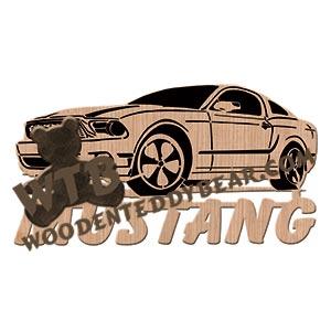 2011 Mustang fretwork scroll saw pattern | The Wooden Teddy Bear