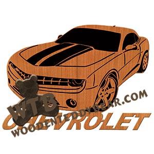 2011 Chevy Camaro fretwork scroll saw pattern | The Wooden Teddy Bear