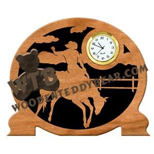 Bronc Rider fretwork scroll saw pattern | The Wooden Teddy Bear